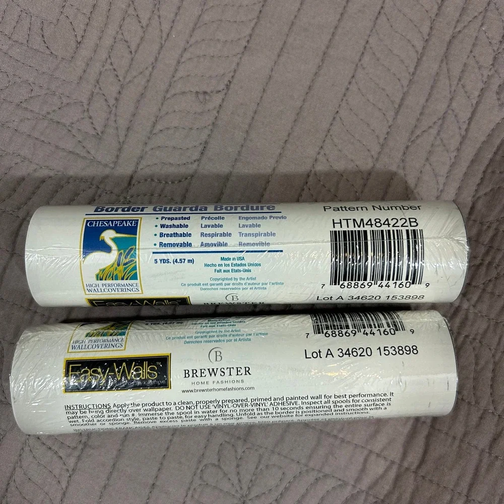 Easy Walls Chesapeake Wall Coverings Lighthouse HTM48422B 2 Rolls 5 Yards each